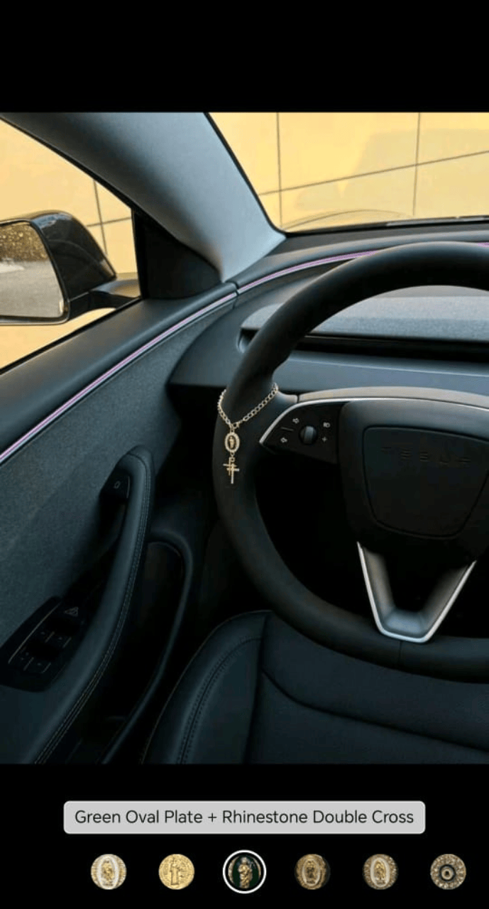 Steering wheel decor 15cm